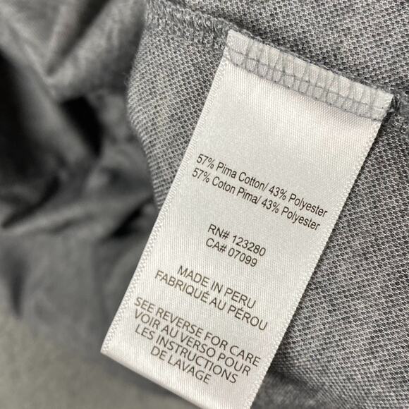 Travis Mathew Golf Polo Shirt Men's XL Gray Causal Performance Tennis Athletic - Picture 8 of 10